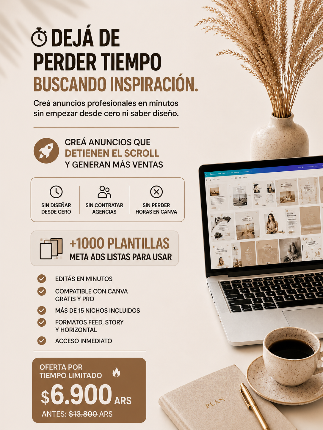 Pack Canva +1000 Plantillas Editables para Emprendedores y Negocios