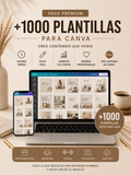Pack Canva +1000 Plantillas Editables para Emprendedores y Negocios