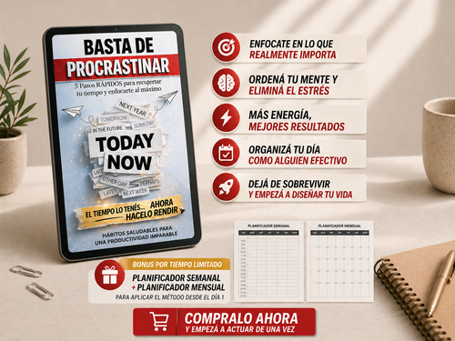 BASTA DE PROCRASTINAR