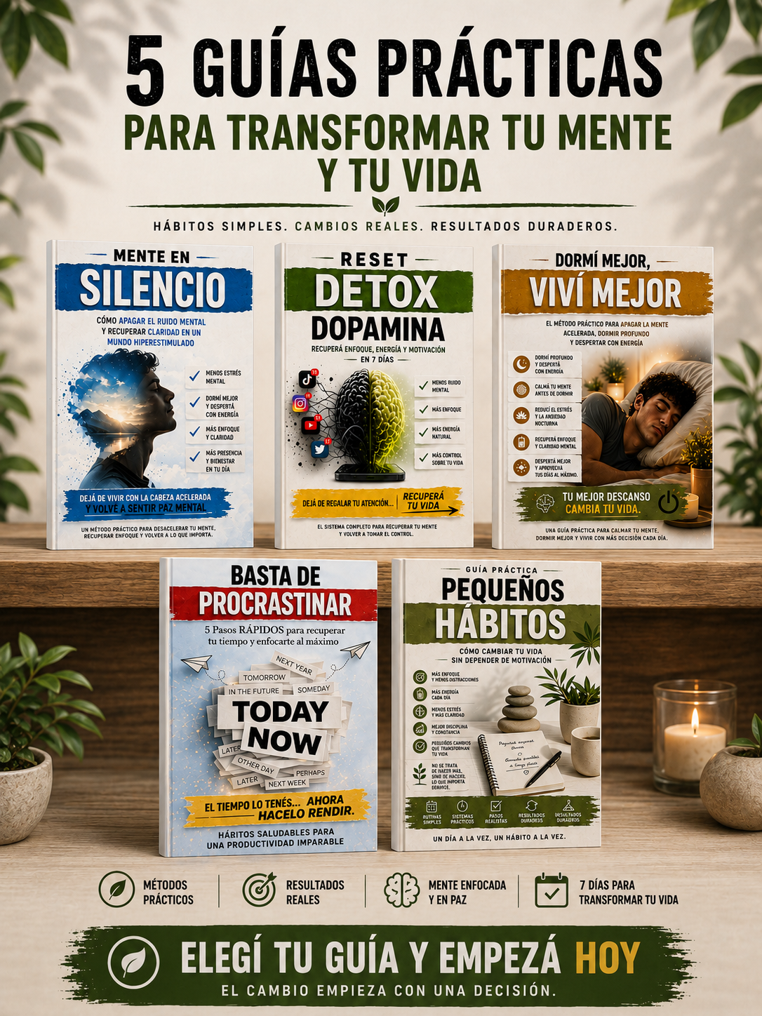 PACK HÁBITOS PRODUCTIVOS - 5X1 (OFERTA TIEMPO LIMITADO)